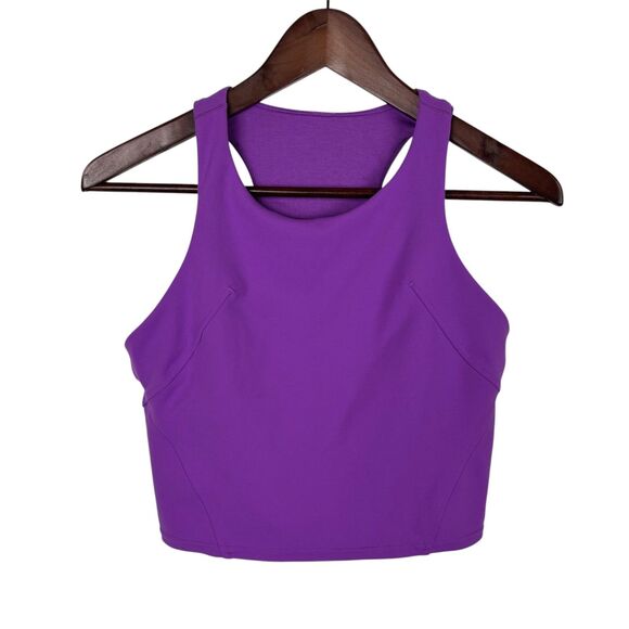 Lululemon Purple Cropped Tank Top women’s 8 - Picture 1 of 3